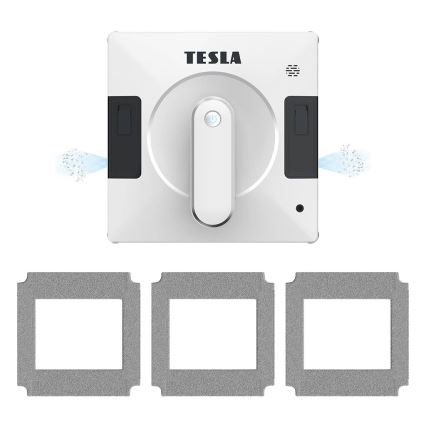 TESLA Electronics RoboStar - Slimme glazenwasser met dubbele watersproeier 72W/230V/500 mAh Wi-Fi + afstandsbediening