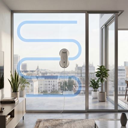TESLA Electronics RoboStar - Ramenreiniger met waterverstuiving 72W/230V/500 mAh + afstandsbediening