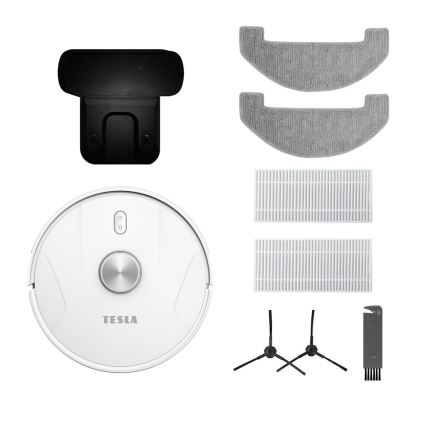 TESLA Electronics RoboStar - Slimme robotstofzuiger 2-in-1 2600 mAh Wi-Fi wit