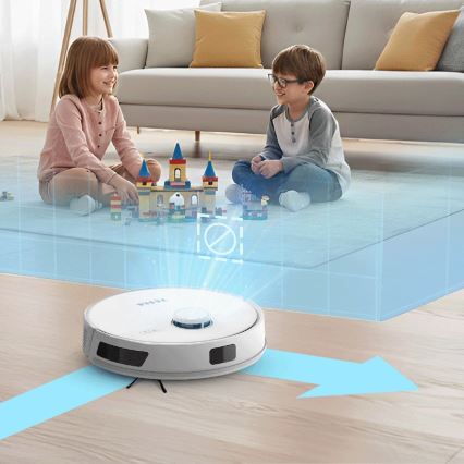 TESLA Electronics RoboStar - Slimme 3-in-1 robotstofzuiger 3200 mAh Wi-Fi wit