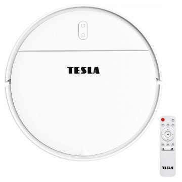 TESLA Electronics RoboStar - Slimme robotstofzuiger 2in1 2500 mAh Wi-Fi Tuya wit + afstandsbediening