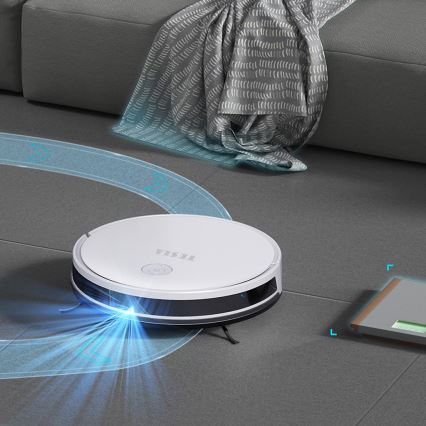 TESLA Electronics RoboStar - Slimme robotstofzuiger 2in1 2600 mAh Wi-Fi wit + afstandsbediening