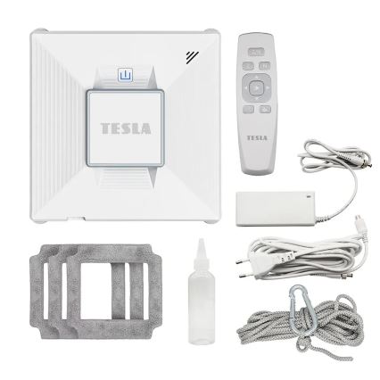 TESLA Electronics RoboStar - Slimme glasreiniger met waterverstuiver 72W/230V/650 mAh Wi-Fi + afstandsbediening