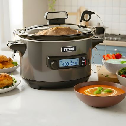 TESLA Electronics SlowCook - Slowcooker 5,6 l 290W/230V