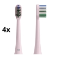 TESLA Smart - SET van 4 reserveborstels voor sonische tandenborstel TS400 roze