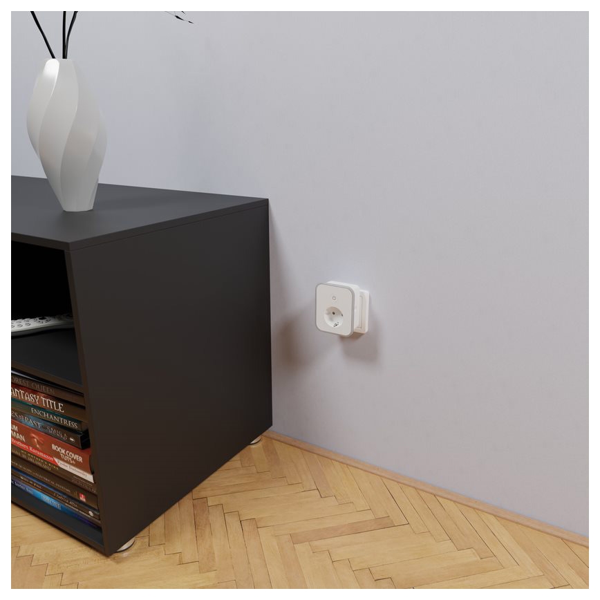 TESLA Smart - Slim Stopcontact 3690W/230V/16A 2xUSB/24W/5V Wi-Fi Tuya
