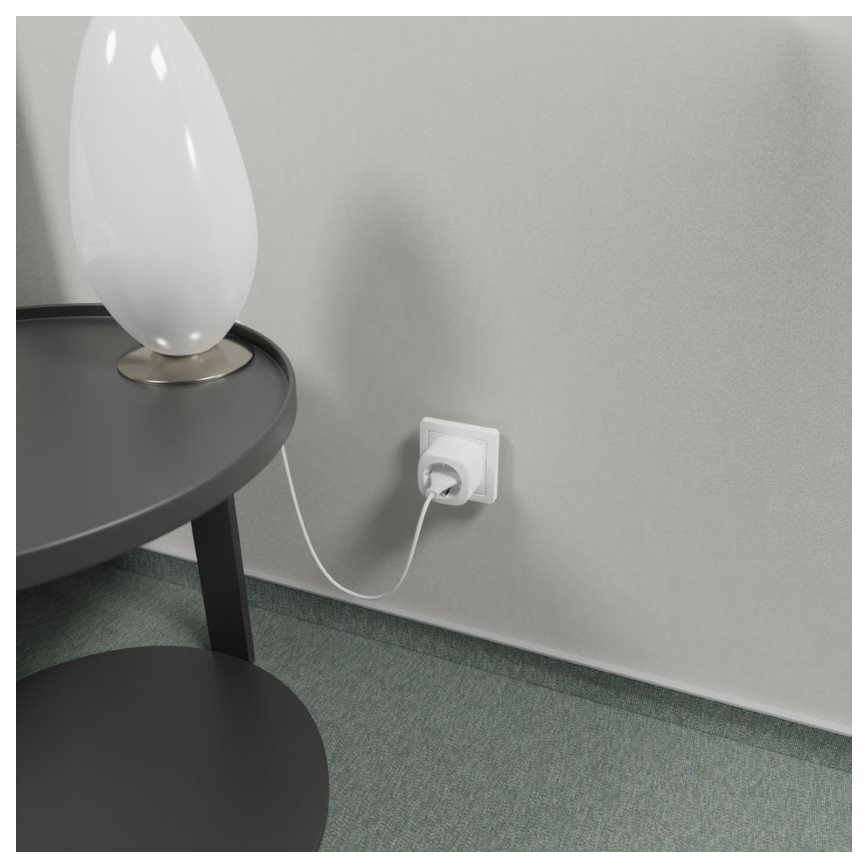 TESLA Smart - Slim Stopcontact 3690W/230V/16A Wi-Fi Tuya