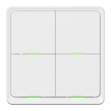 TESLA Smart - Slimme draadloze huischakelaar 4P 1xCR2430 ZigBee