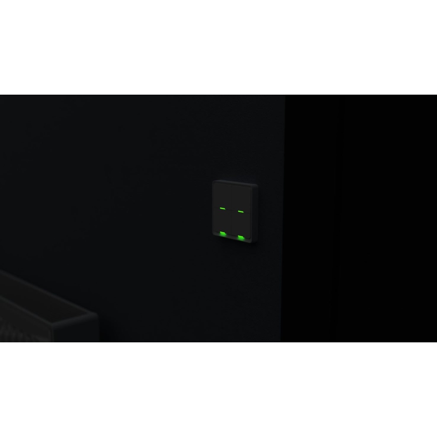 TESLA Smart - Slimme draadloze schakelaar 4P 1xCR2430 ZigBee