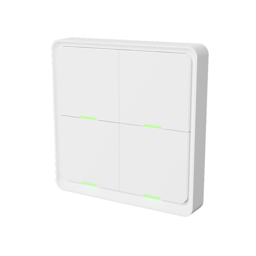 TESLA Smart - Slimme draadloze schakelaar 4P 1xCR2430 ZigBee