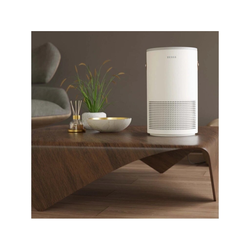 TESLA Smart - Slimme luchtreiniger met ionisatie en ventilator 50W/230V 230 m3/h Wi-Fi