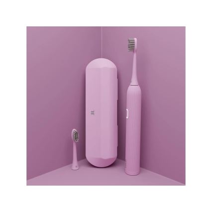 TESLA Smart - Slimme sonische tandenborstel TS200 DELUXE roze