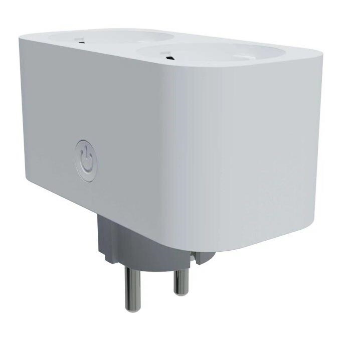 TESLA Smart - Slimme verdeeldoos 2x16A/230V Type F Wi-Fi Tuya