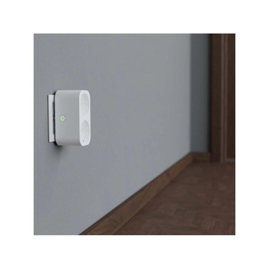 TESLA Smart - Smart stopcontact splitter 2x16A/230V Type F Wi-Fi Tuya