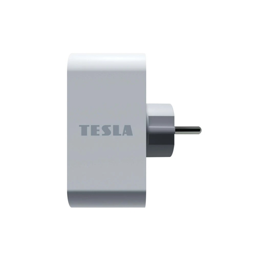 TESLA Smart - Smart stopcontact splitter 2x16A/230V Type F Wi-Fi Tuya