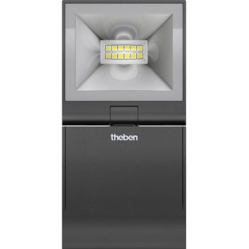 theben - LED muurspot LED/10W/230V zwart IP55
