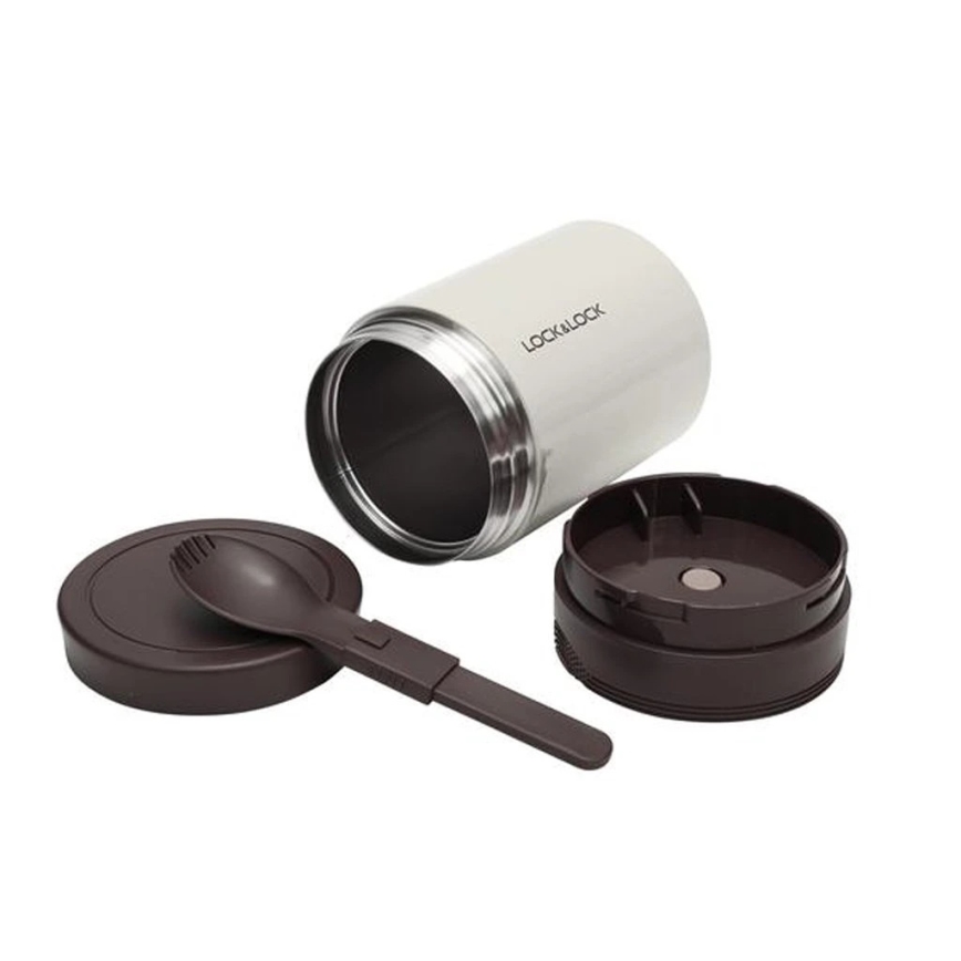 Thermos voor eten en drinken WAVE 0,5 l wit