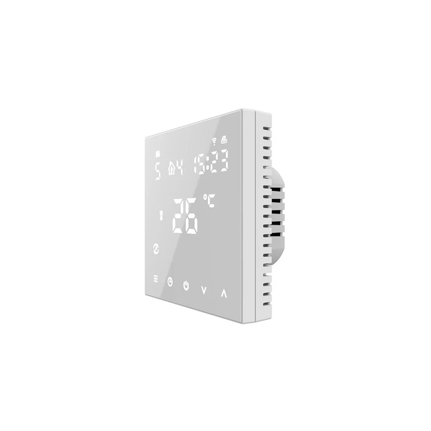 Thermostaat voor inbouwmontage 230V, wit, Wi‑Fi (Tuya)
