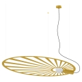 Thoro TH.001 - Hanglamp aan koord LEHDET 1xE27/60W/230V gouden