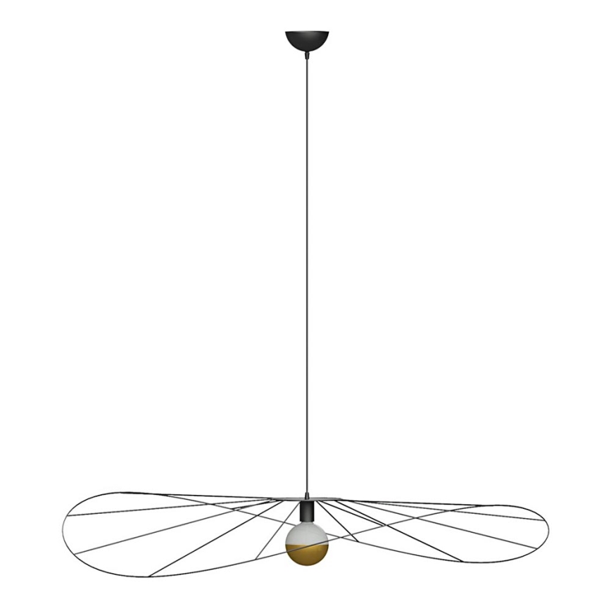 Thoro TH.011 - Hanglamp aan koord ESKOLA 1xE27/60W/230V zwart