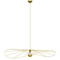 Thoro TH.012 - Hanglamp aan koord ESKOLA 1xE27/60W/230V gouden