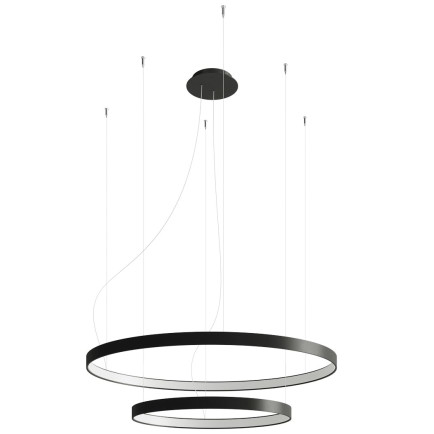 Thoro TH.212 - LED Hanglamp aan een koord RIO LED/80W/230V CRI 95 4000K zwart