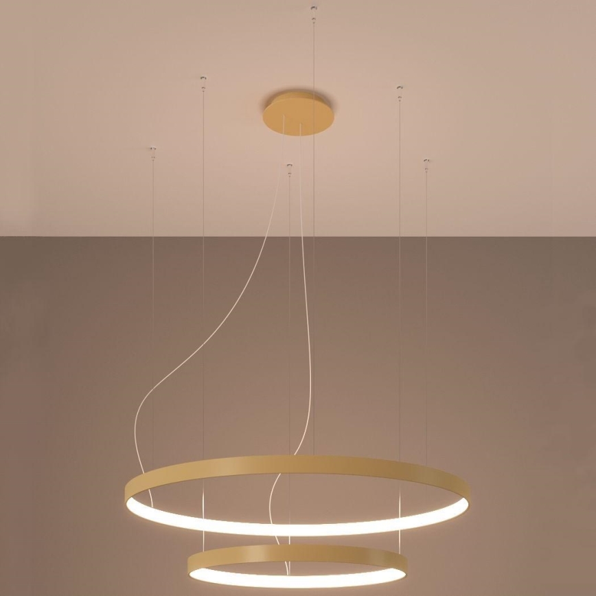 Thoro TH.214 - LED Hanglamp aan een koord RIO LED/80W/230V CRI 90 3000K goud