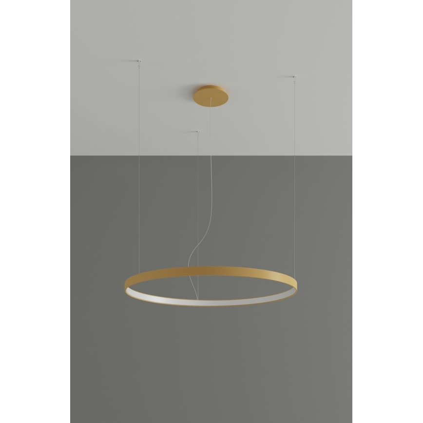Thoro TH.217 - LED Hanglamp aan een koord RIO LED/30W/230V CRI 95 4000K diameter 55 cm goud