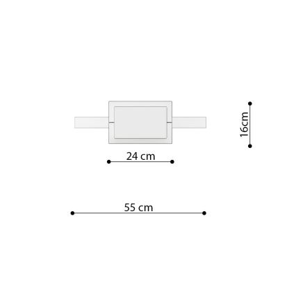 Thoro TH.220 - LED Hanglamp aan een koord RIO LED/30W/230V CRI90 3000K diameter 55 cm goud