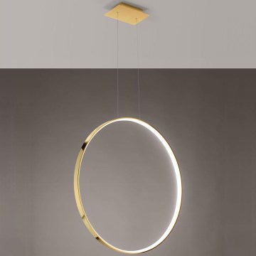 Thoro TH.248 - LED Hanglamp aan een koord RIO LED/50W/230V CRI 90 3000K diameter 78 cm goud
