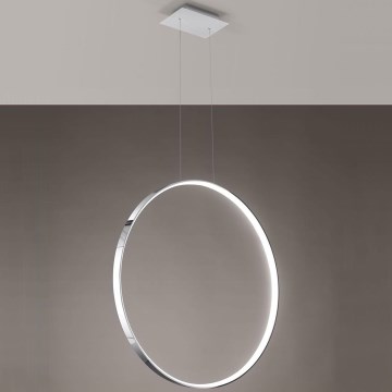 Thoro TH.249 - LED Hanglamp aan een koord RIO LED/50W/230V CRI 90 4000K diameter 78 cm glanzend chroom