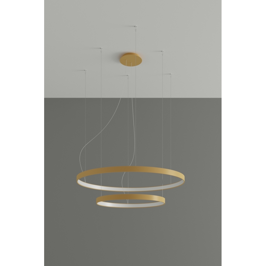 Thoro TH.268 - LED Hanglamp aan een koord RIO LED/80W/230V CRI 95 4000K goud