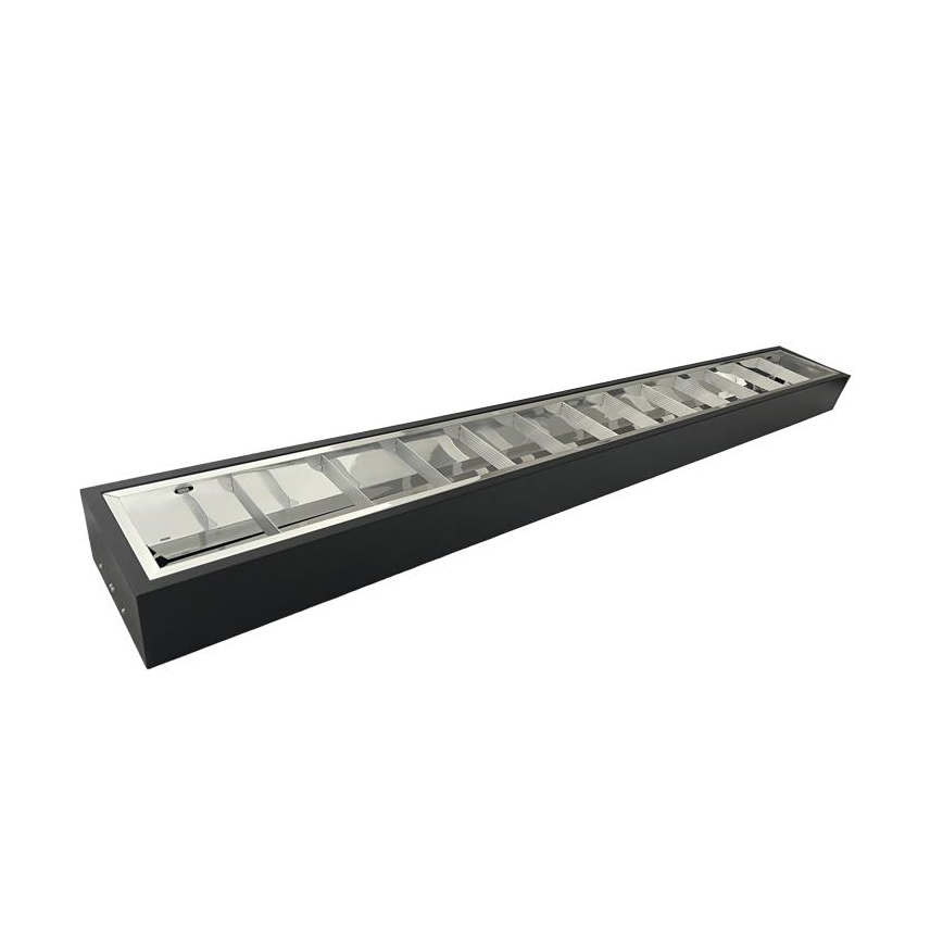 TL-buis T8 2xG13/18W/230V 120 cm zwart