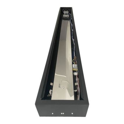 TL-buis T8 2xG13/18W/230V 120 cm zwart