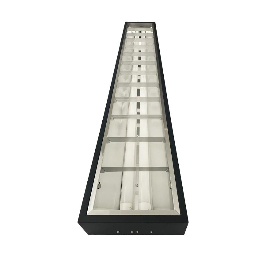 TL-buis T8 2xG13/18W/230V 120 cm zwart