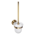 Toiletborstel 11x37,5 cm, bronzen afwerking