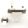 Toiletrol houder 10,5x17 cm + wandplank 10x50 cm vurenhout
