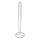 Toiletrolhouder 16x55,7 cm glanzend chroom