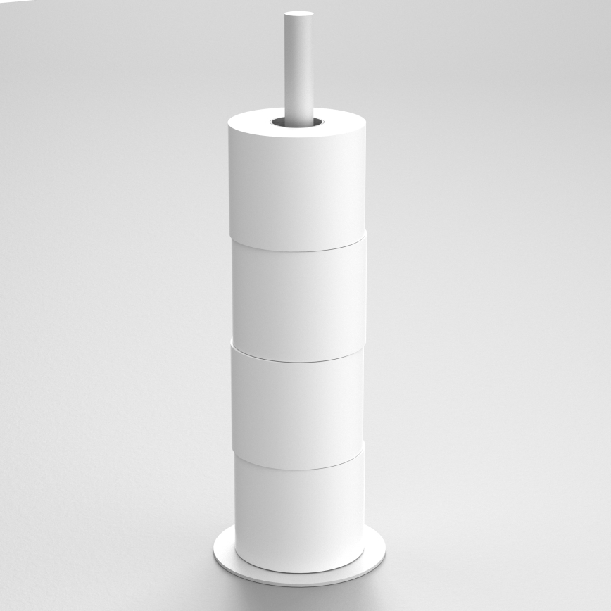 Toiletrolhouder 51 cm wit