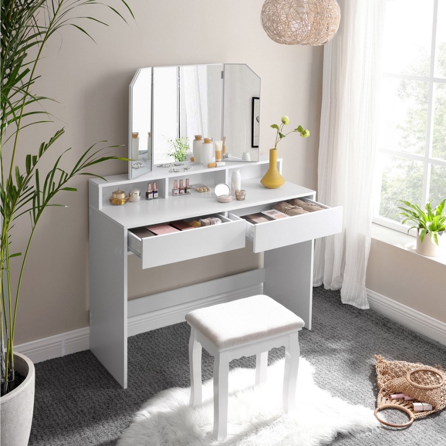 Toilettafel VENUS wit