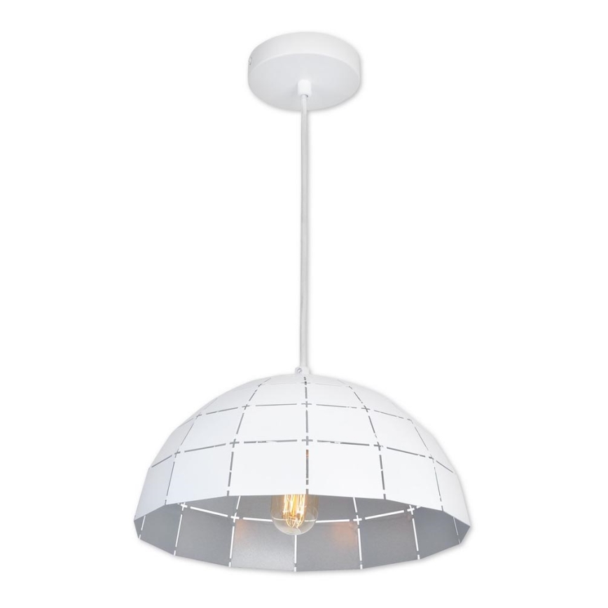 Top Light Apolo 30B - Hanglamp aan een koord APOLO 1xE27/40W/230V wit/zilver