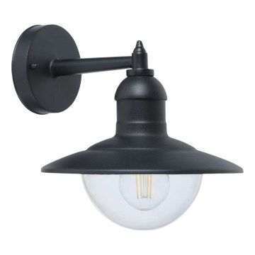 Top Light - Buitenwandlamp VERONA 1xE27/12W/230V IP44 zwart