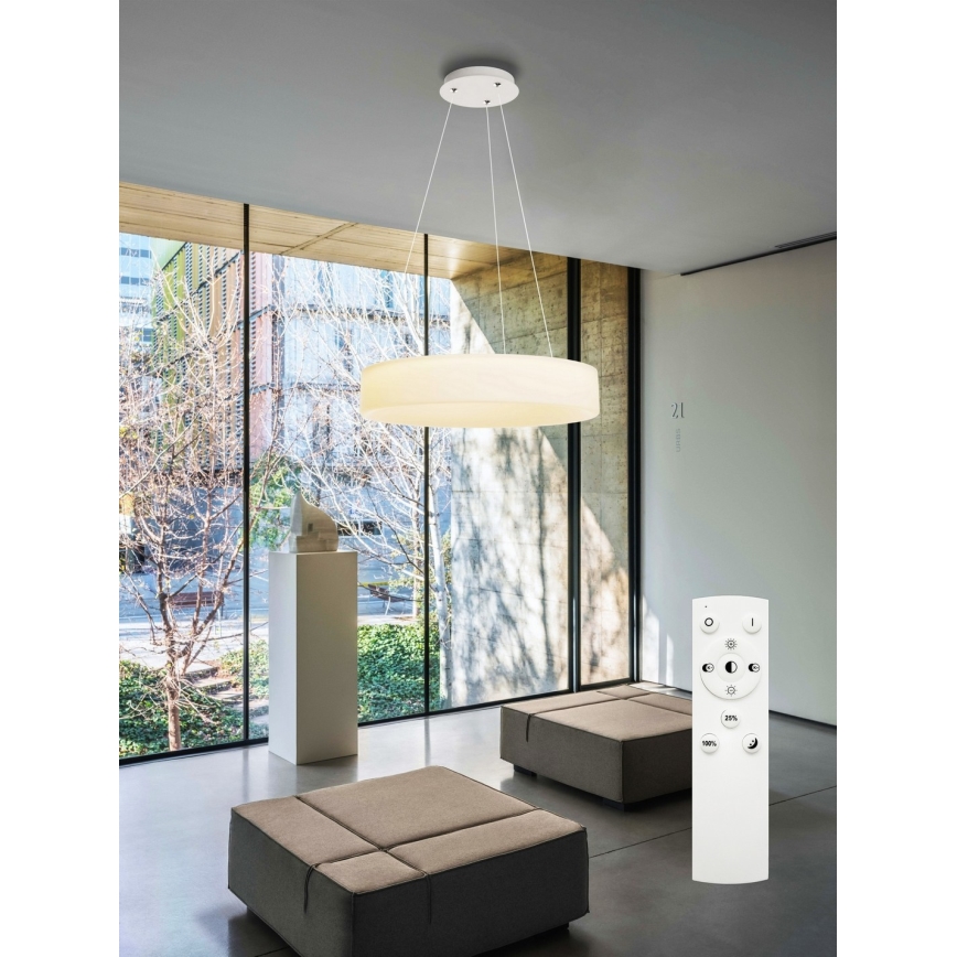 Top Light - HALO dimbare LED-hanglamp aan kabel LED/60W/230V 3000-6500K Ø 60 cm + afstandsbediening