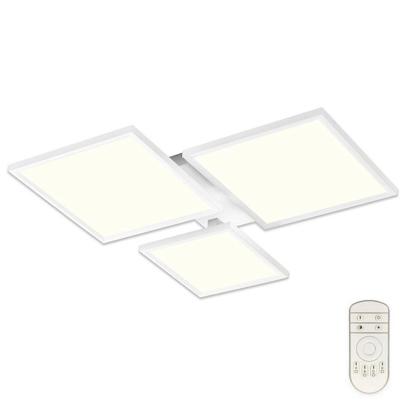 Top Light - Dimbare LED bevestigde hanglamp MERKUR LED/50W/230V 3000-6500K wit + afstandsbediening