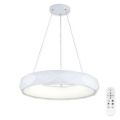 Top Light - Dimbare LED hanglamp aan een koord APOLO LED/45W/230V wit + afstandsbediening