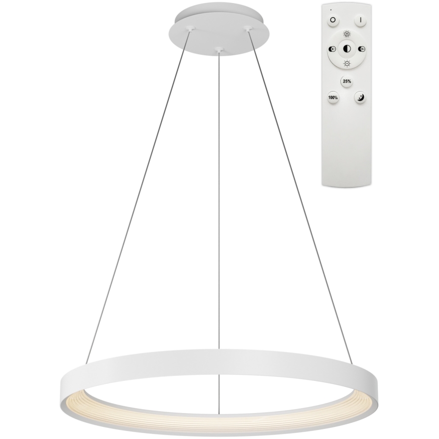 Top Light - Dimbare LED hanglamp aan een koord ORBIT LED/40W/230V 3000-6500K diameter 50 cm wit + afstandsbediening
