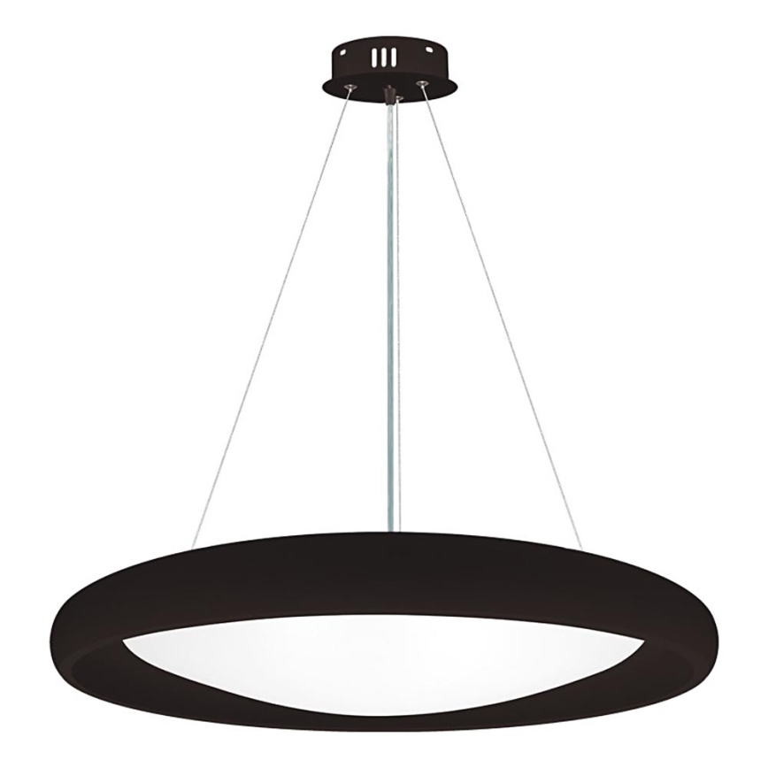 Top Light - Dimbare LED hanglamp aan een koord SALERNO LED/60W/230V 3000-6500K diameter 60 cm zwart + afstandsbediening