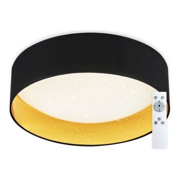 Top Light - Dimbare LED plafondlamp IVONA 40C AB LED/24W/230V + afstandsbediening zwart