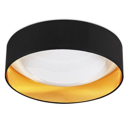 Top Light - Dimbare LED plafondlamp IVONA 40C AB LED/24W/230V + afstandsbediening zwart