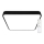 Top Light - Dimbare LED Plafondlamp METAL LED/60W/230V hoekig zwart + afstandsbediening